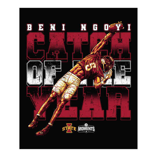 Iowa State - NCAA Football : Beni Ngoyi - Catch of The Year Poster 20x24-0