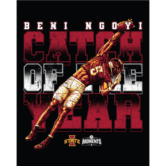 Iowa State - NCAA Football : Beni Ngoyi - Catch of The Year Poster 8x10-0