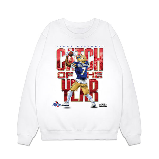 Tulsa - NCAA Football : Jimmy Calloway - Catch of The Year Premium Crewneck Sweatshirt-0