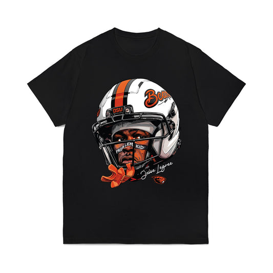 Oregon State - NCAA Football : Jesse Legree - Game Face Comfort Colors T-Shirt-0
