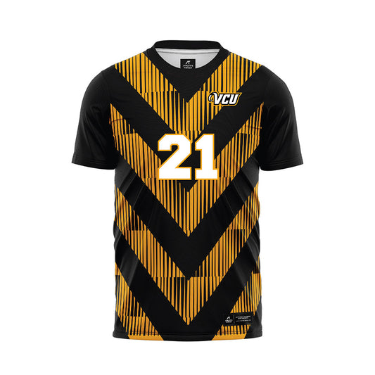 VCU - NCAA Men's Soccer : Emmett Shea - Black Soccer Jersey-0