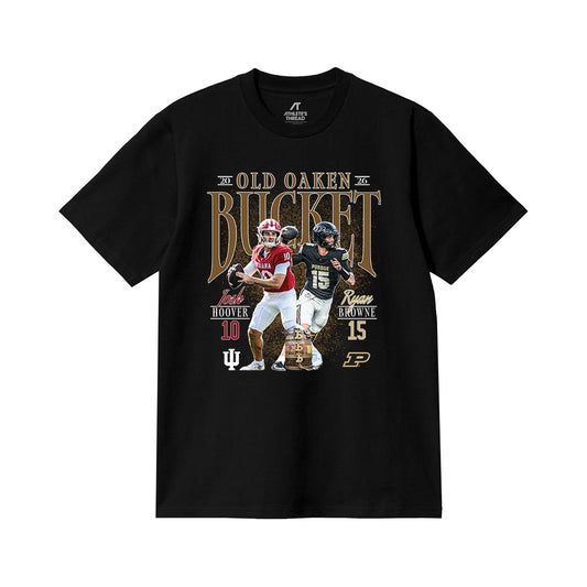 Purdue - NCAA Football : Ryan Browne - Old Oaken Bucket Rivalry Comfort Colors T-Shirt-0