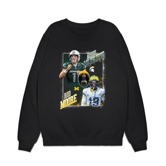 Michigan State - NCAA Football : Alessio Milivojevic - Paul Bunyan Trophy Premium Crewneck Sweatshirt-0