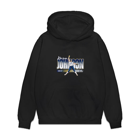 Georgia Southern - NCAA Softball : Karson Johnson - Collage Premium Hooded Sweatshirt-0