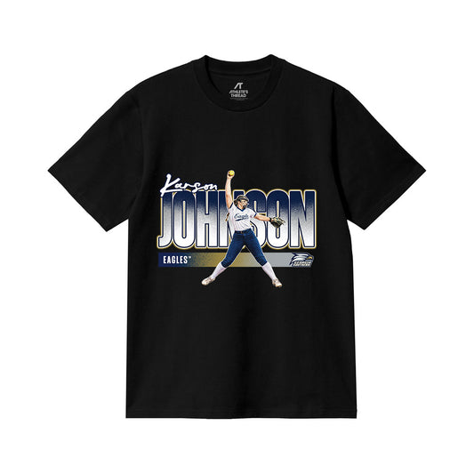 Georgia Southern - NCAA Softball : Karson Johnson - Collage Comfort Colors T-Shirt-0
