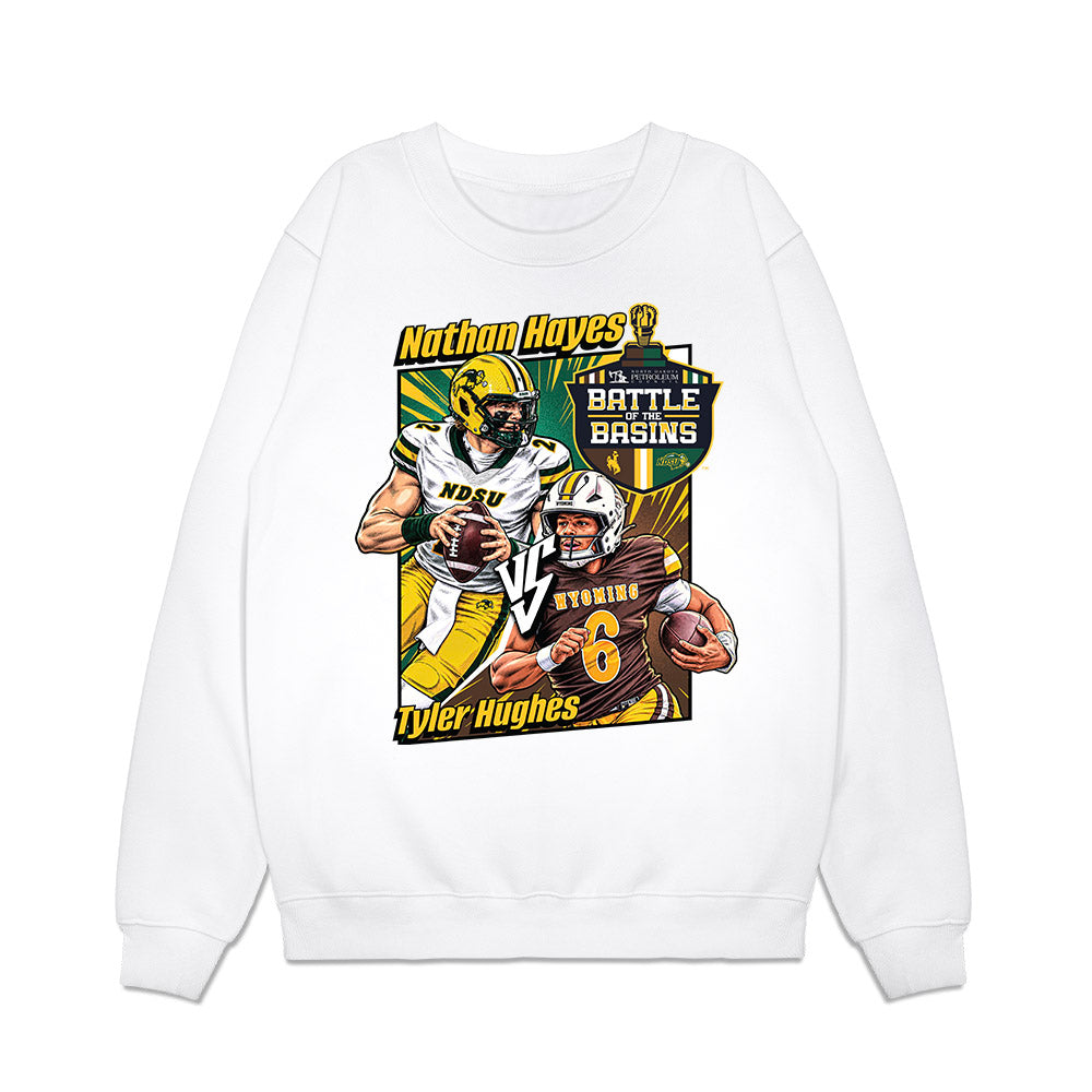 NDSU - NCAA Football : Classic Shersey - Battle of the Basins Premium Crewneck Sweatshirt-0