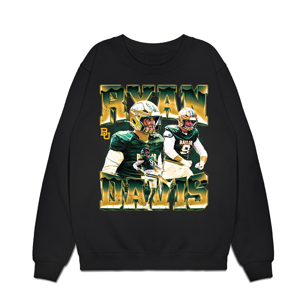 Baylor - NCAA Football : Ryan Davis - Collage Premium Crewneck Sweatshirt-0