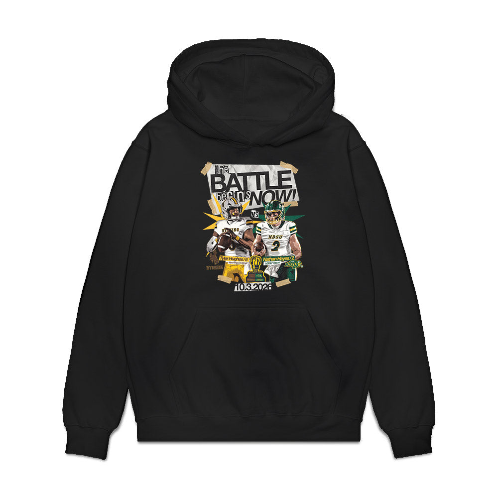 NDSU - NCAA Football : Graphic - Rivalry tee Premium Hooded Sweatshirt-0
