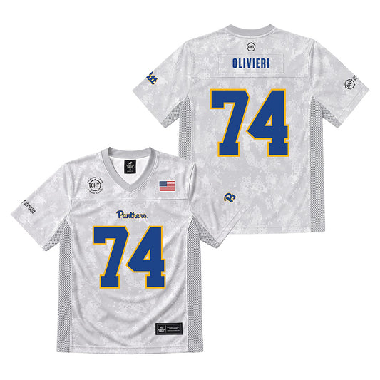 Pittsburgh - NCAA Football : Ernesto Olivieri - OHT Sublimated Premium Football Jersey -0