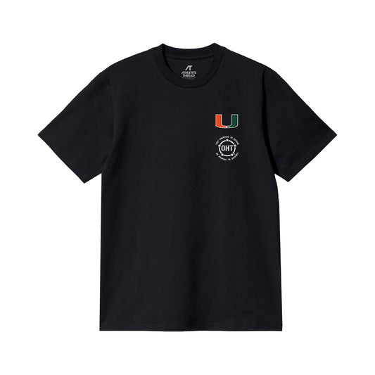 Miami - NCAA Football : Luke Nickel - OHT Honor Shersey T-Shirt-0
