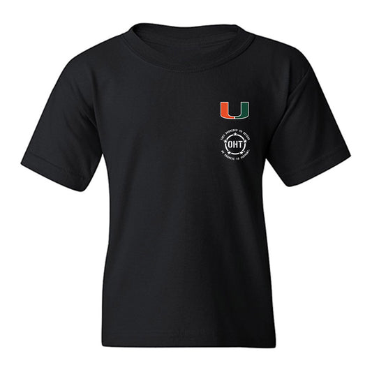 Miami - NCAA Football : Tucker Tevepaugh - OHT Honor Shersey Youth T-Shirt-0