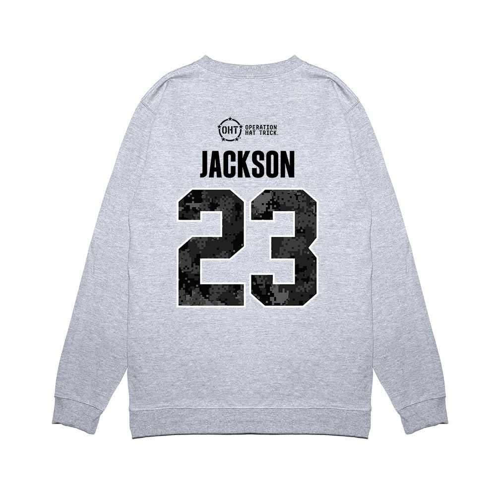 Wake Forest - NCAA Football : Zeek Jackson - OHT Honor Shersey Crewneck Sweatshirt-1