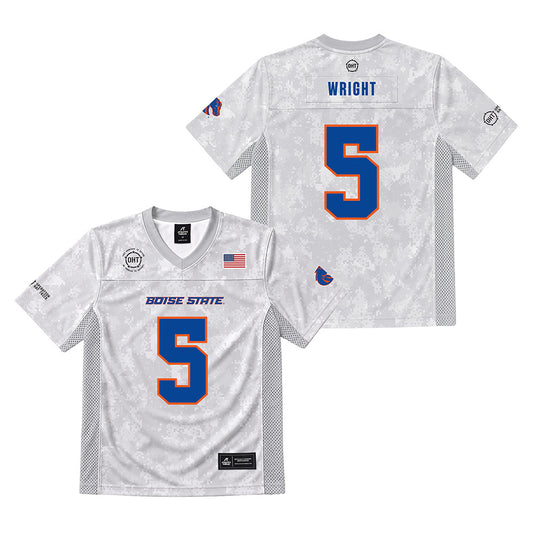 Boise State - NCAA Football : Akeem Wright - OHT Sublimated Premium Football Jersey -0