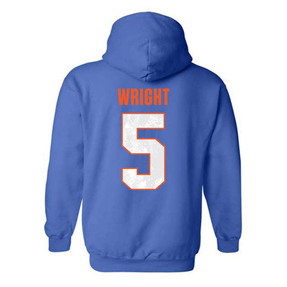 Boise State - NCAA Football : Akeem Wright - Hooded Sweatshirt-1