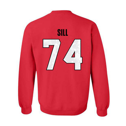 Texas Tech - NCAA Football : Daniel Sill - Crewneck Sweatshirt-1