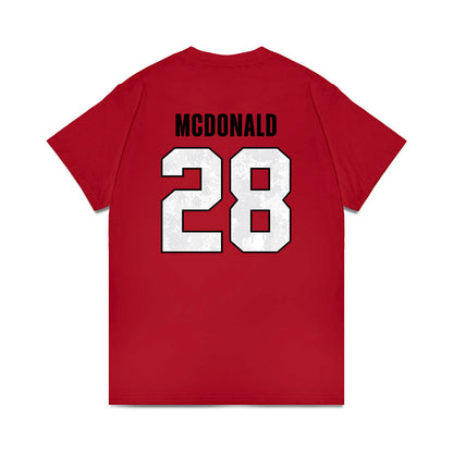 Texas Tech - NCAA Football : Braylan McDonald - T-Shirt-1