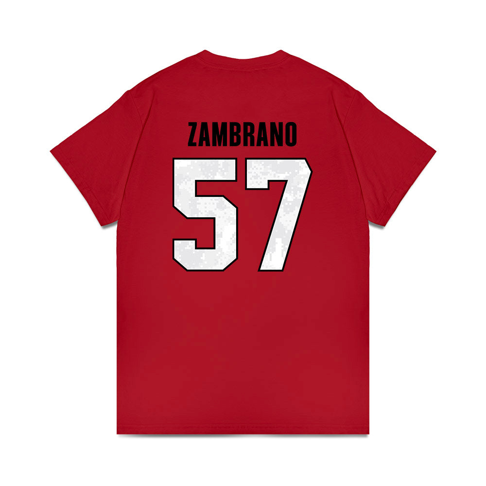 Texas Tech - NCAA Football : Hunter Zambrano - T-Shirt-1