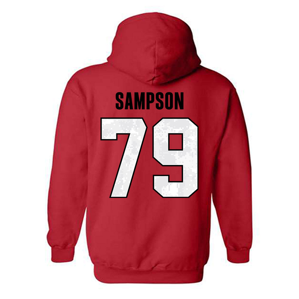 Texas Tech - NCAA Football : Howard Sampson - Hooded Sweatshirt-1
