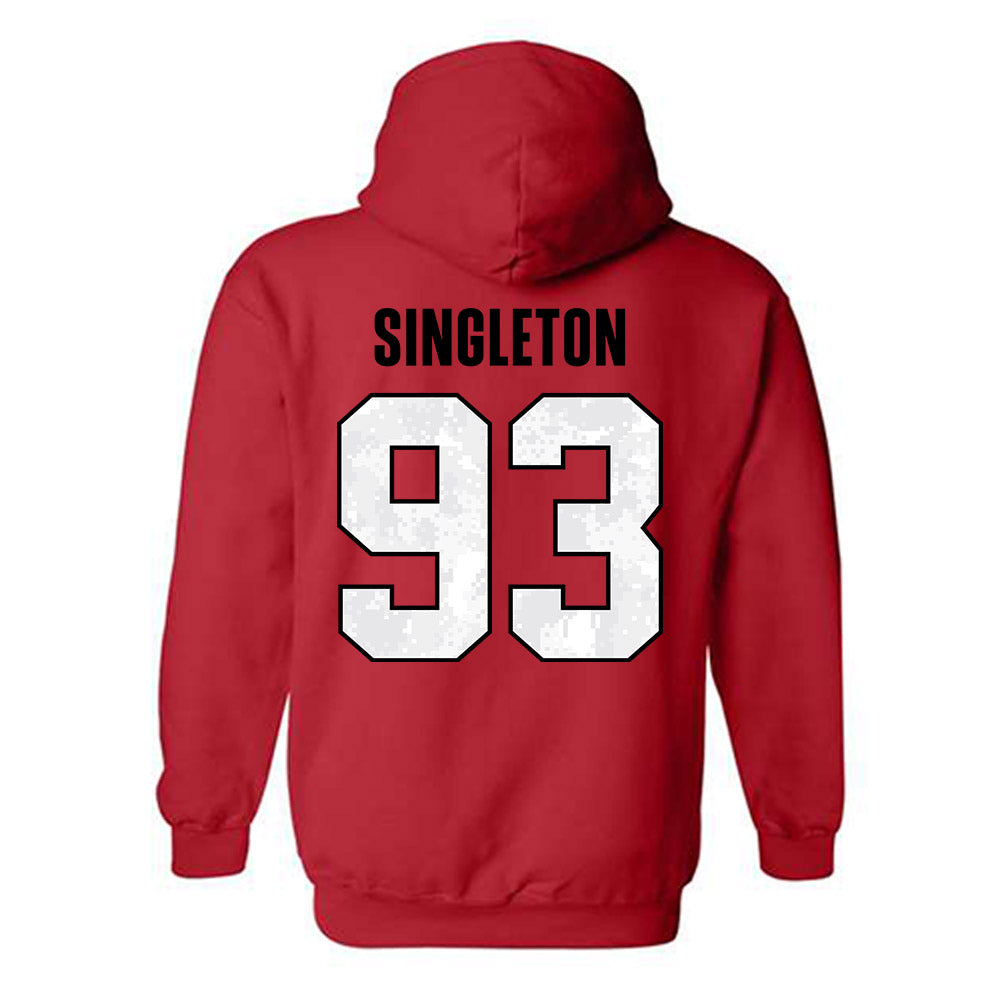 Texas Tech - NCAA Football : Dylan Singleton - Hooded Sweatshirt-1