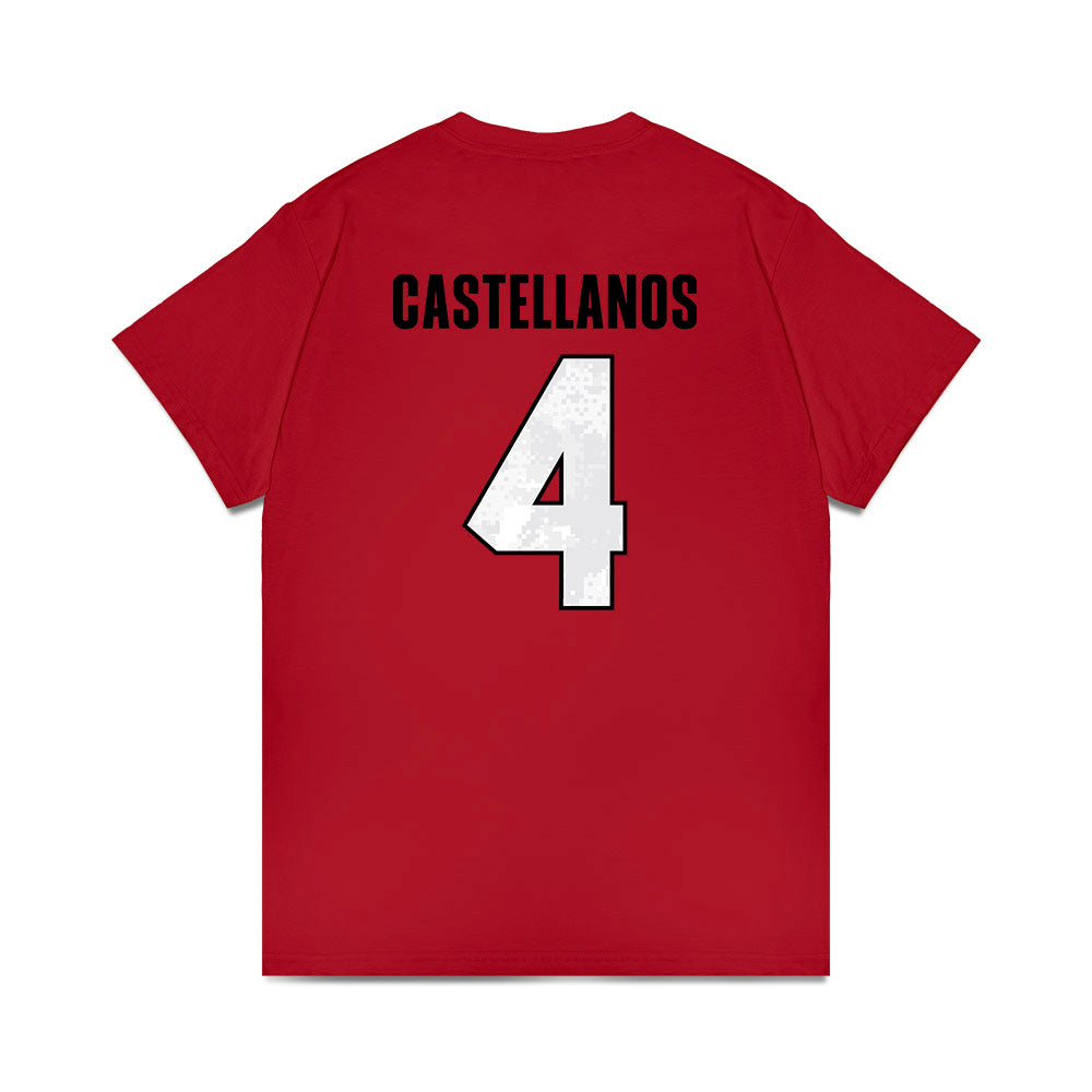 Texas Tech - NCAA Football : Thomas Castellanos - T-Shirt-1