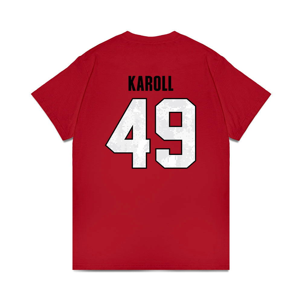 Texas Tech - NCAA Football : Will Karoll - T-Shirt-1