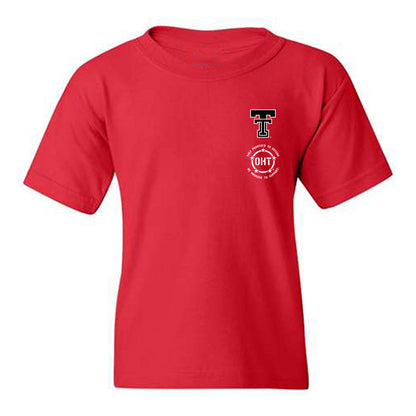 Texas Tech - NCAA Football : Donovan Webb - Youth T-Shirt-0