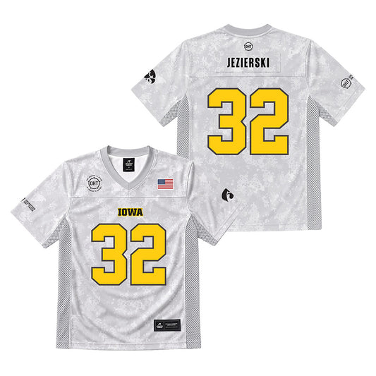 Iowa - NCAA Football : Sawyer Jezierski - OHT Sublimated Premium Football Jersey -0