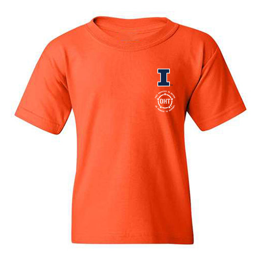 Illinois - NCAA Football : Brandon Hansen - Youth T-Shirt-0