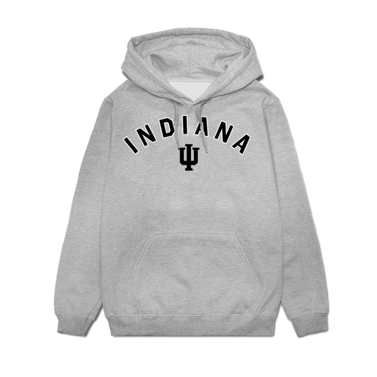 Indiana - NCAA Football : Zacharey Smith - OHT Grayscale Shersey Hooded Sweatshirt-0
