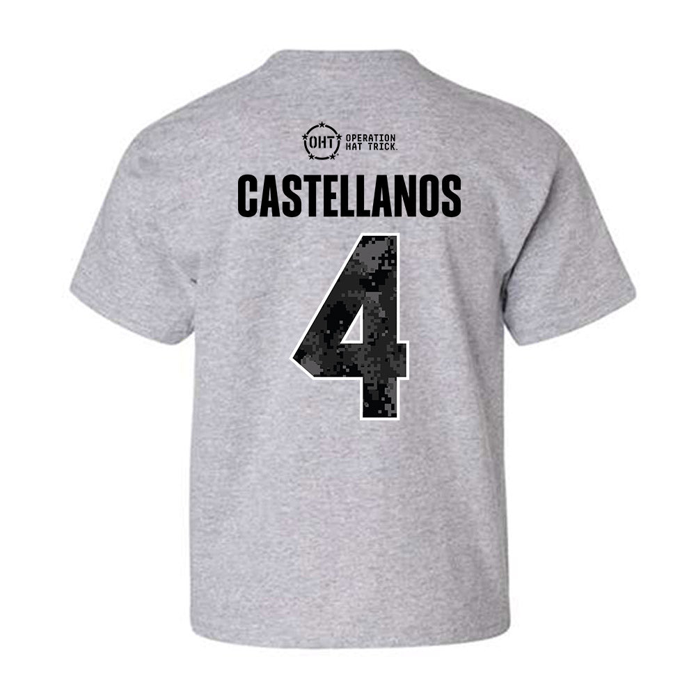 Texas Tech - NCAA Football : Thomas Castellanos - Youth T-Shirt-1