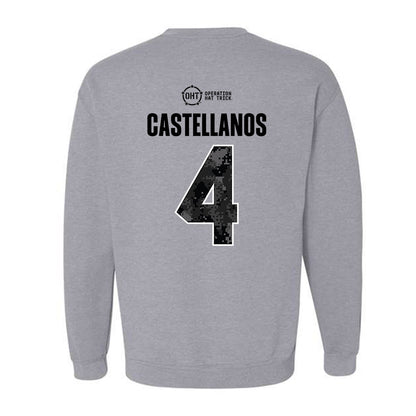 Texas Tech - NCAA Football : Thomas Castellanos - Crewneck Sweatshirt-1