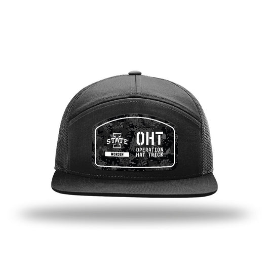 Iowa State - NCAA Football : Derek Worden - OHT Zero Hundred Camo Trucker Hat-0