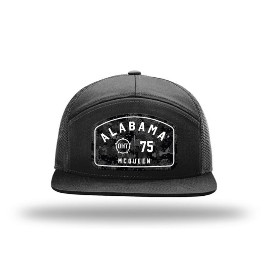 Alabama - Football Alumni : Mike McQueen - OHT Camo Star Trucker Hat-0