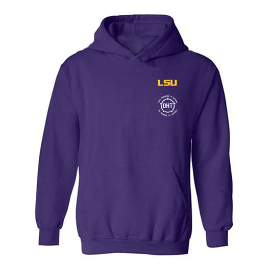 LSU - NCAA Football : Sean Perret - OHT Classic Shersey Hooded Sweatshirt-0
