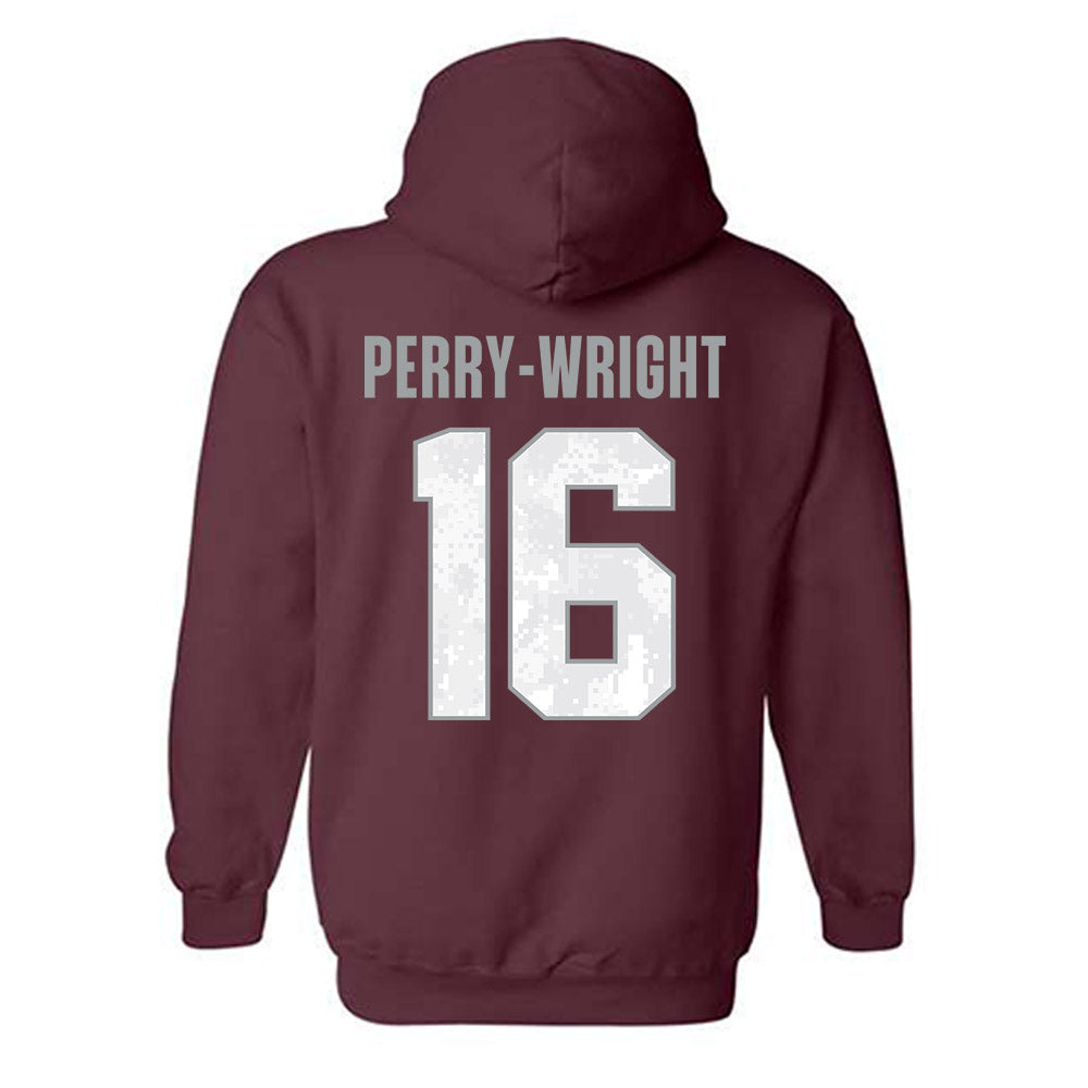 Texas A&M - NCAA Football : Bryce Perry-Wright - Hooded Sweatshirt-1