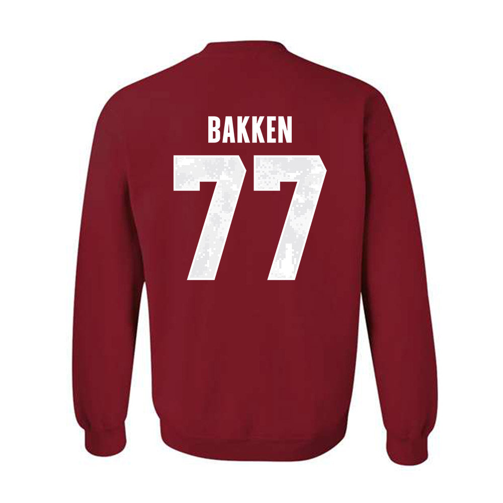 WSU - NCAA Football : Nick Bakken - Crewneck Sweatshirt-1