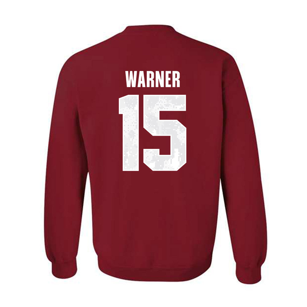 WSU - NCAA Football : DJ Warner - Crewneck Sweatshirt-1
