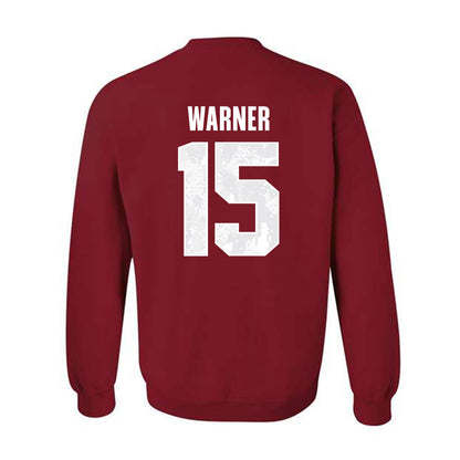 WSU - NCAA Football : DJ Warner - Crewneck Sweatshirt-1