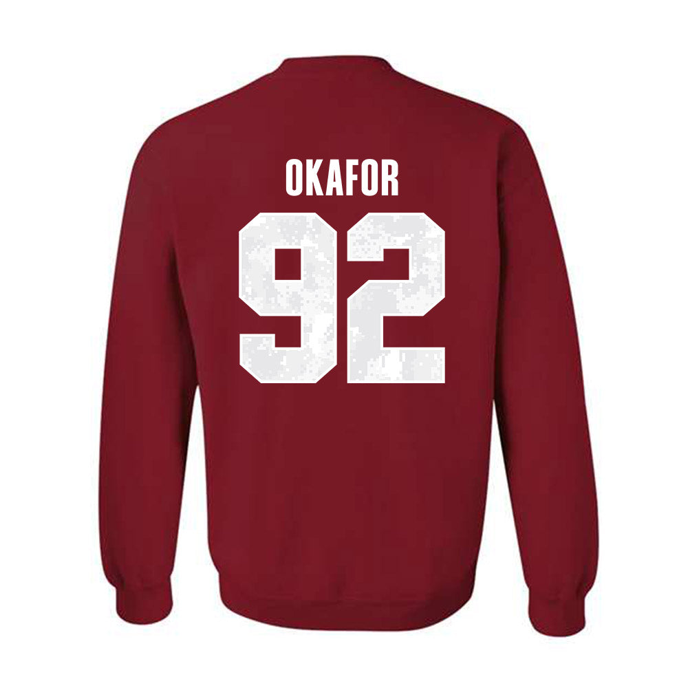 WSU - NCAA Football : Ike Okafor - Crewneck Sweatshirt-1
