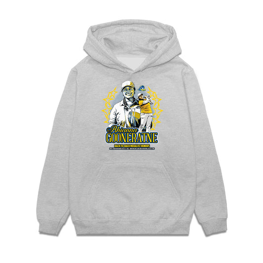 Delaware - NCAA Womens Golf : Rhianna Gooneratne - Collage Premium Hooded Sweatshirt-0