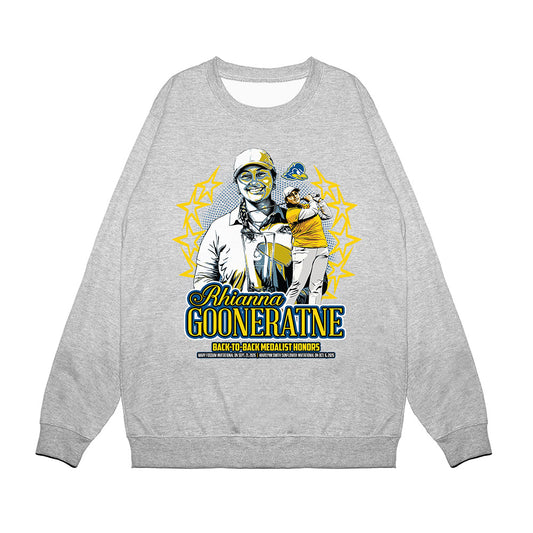 Delaware - NCAA Womens Golf : Rhianna Gooneratne - Collage Premium Crewneck Sweatshirt-0