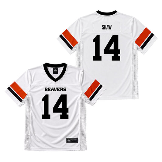 Oregon State - NCAA Football : Kord Shaw - Sublimated Premium Football Jersey -0