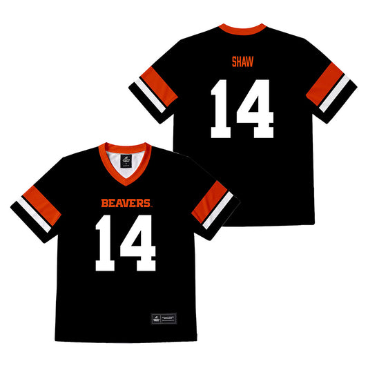 Oregon State - NCAA Football : Kord Shaw - Sublimated Premium Football Jersey -0