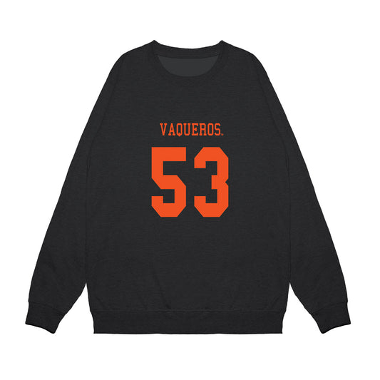UTRGV - NCAA Football : Seyyid Smith - Halloween Alternate Shersey Premium Crewneck Sweatshirt-0