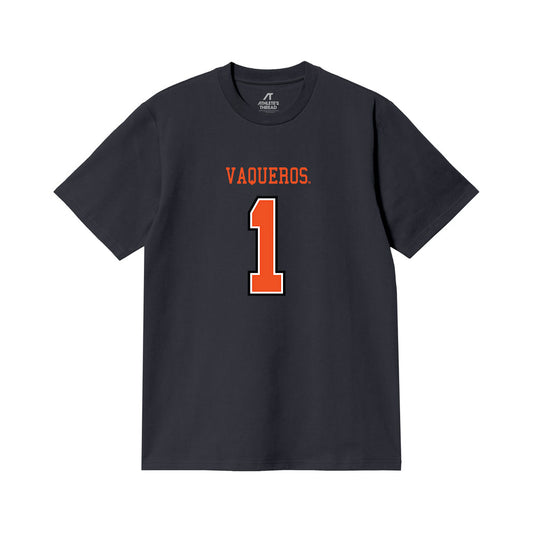 UTRGV - NCAA Football : Alijah Prosser - Halloween Alternate Shersey Comfort Colors T-Shirt-0