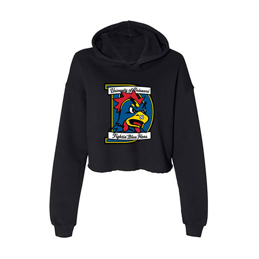 Delaware - NCAA Football : Noah Frazier - Unvaulted Vintage Sports Shersey Women's Crop Fleece Hooded Sweatshirt-0