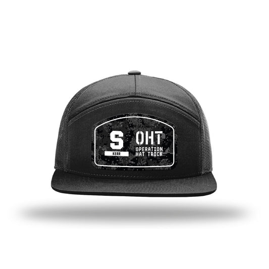 Syracuse - NCAA Football : Davion Kerr - OHT Zero Hundred Camo Trucker Hat-0