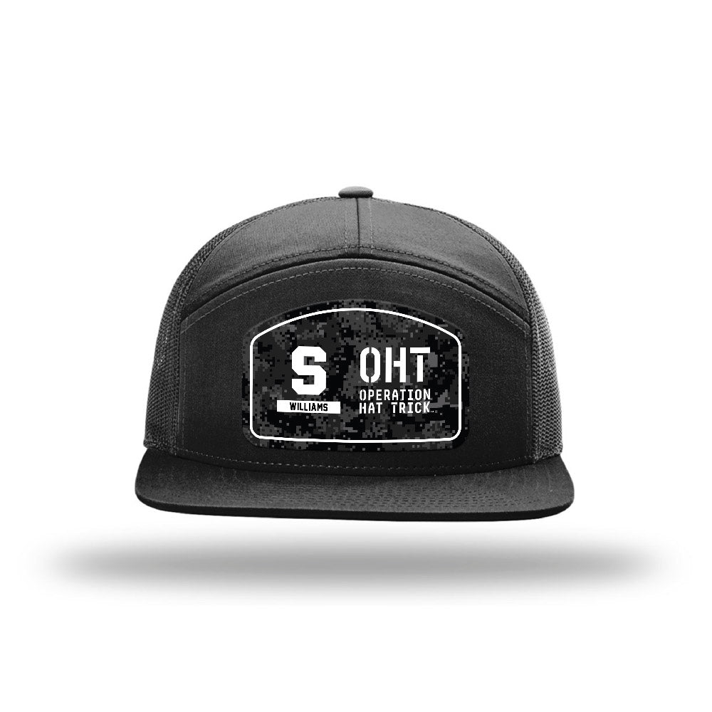 Syracuse - NCAA Football : Darien Williams - OHT Zero Hundred Camo Trucker Hat-0