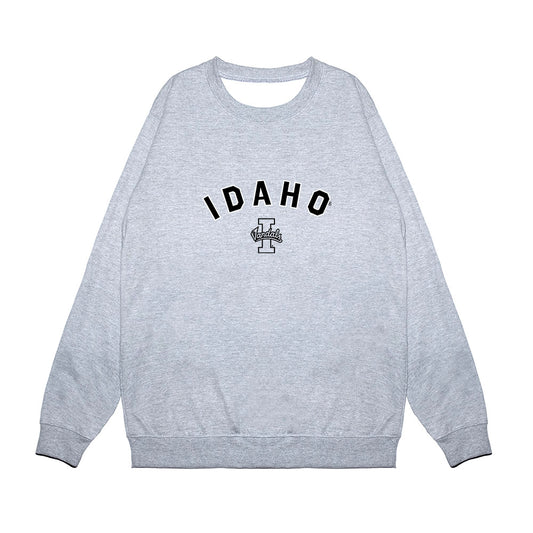 Idaho - NCAA Football : Taeshaun Reese - OHT Greyscale Shersey Crewneck Sweatshirt-0
