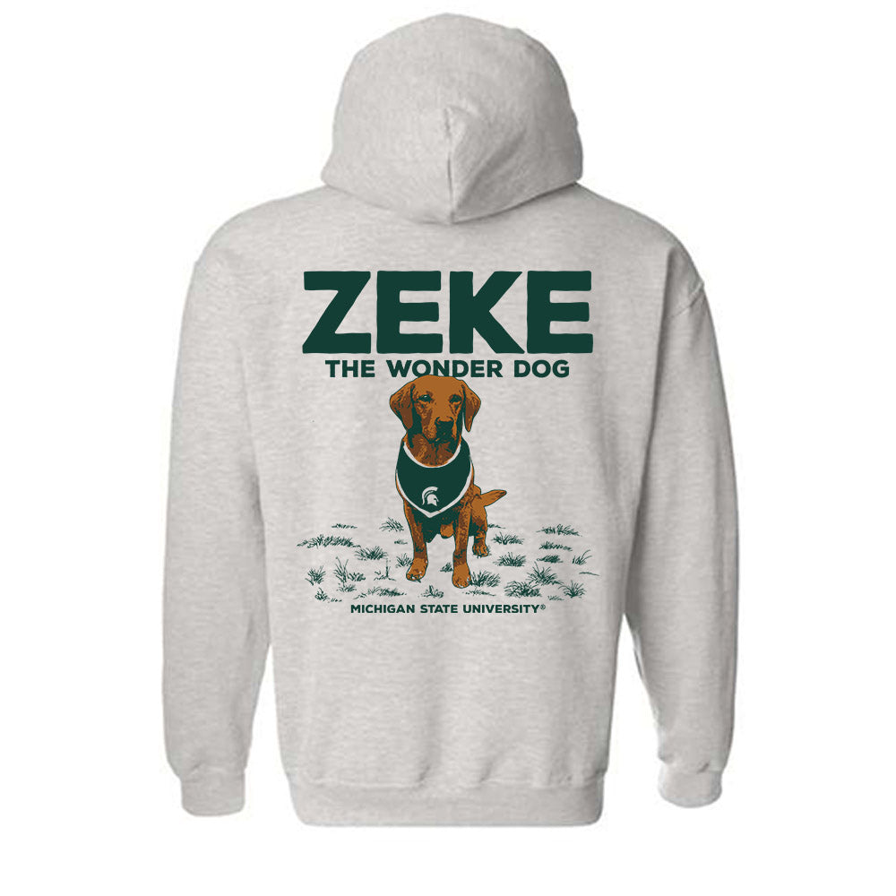 Michigan State - NCAA Football : Zeke The Wonder Dog - Hooded Sweatshirt
